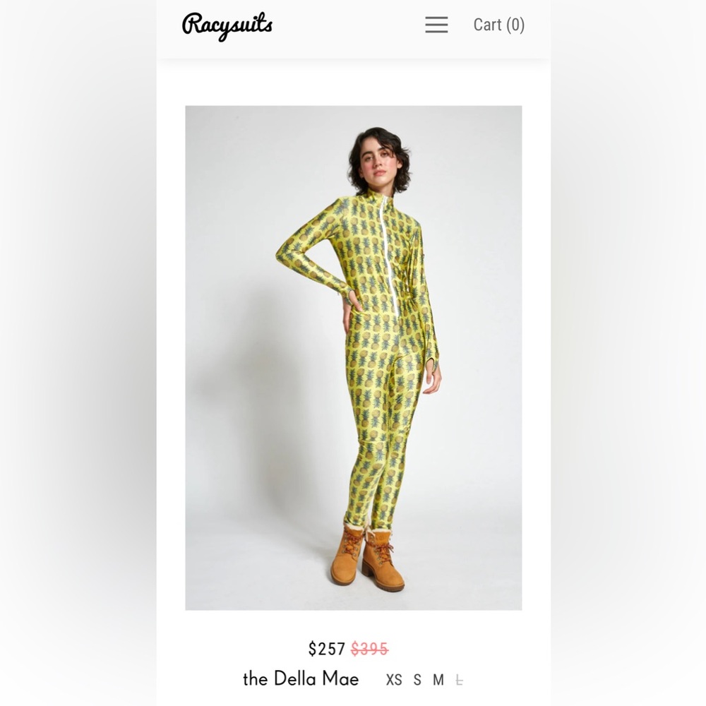 Racysuits Pineapple ***new with tags***